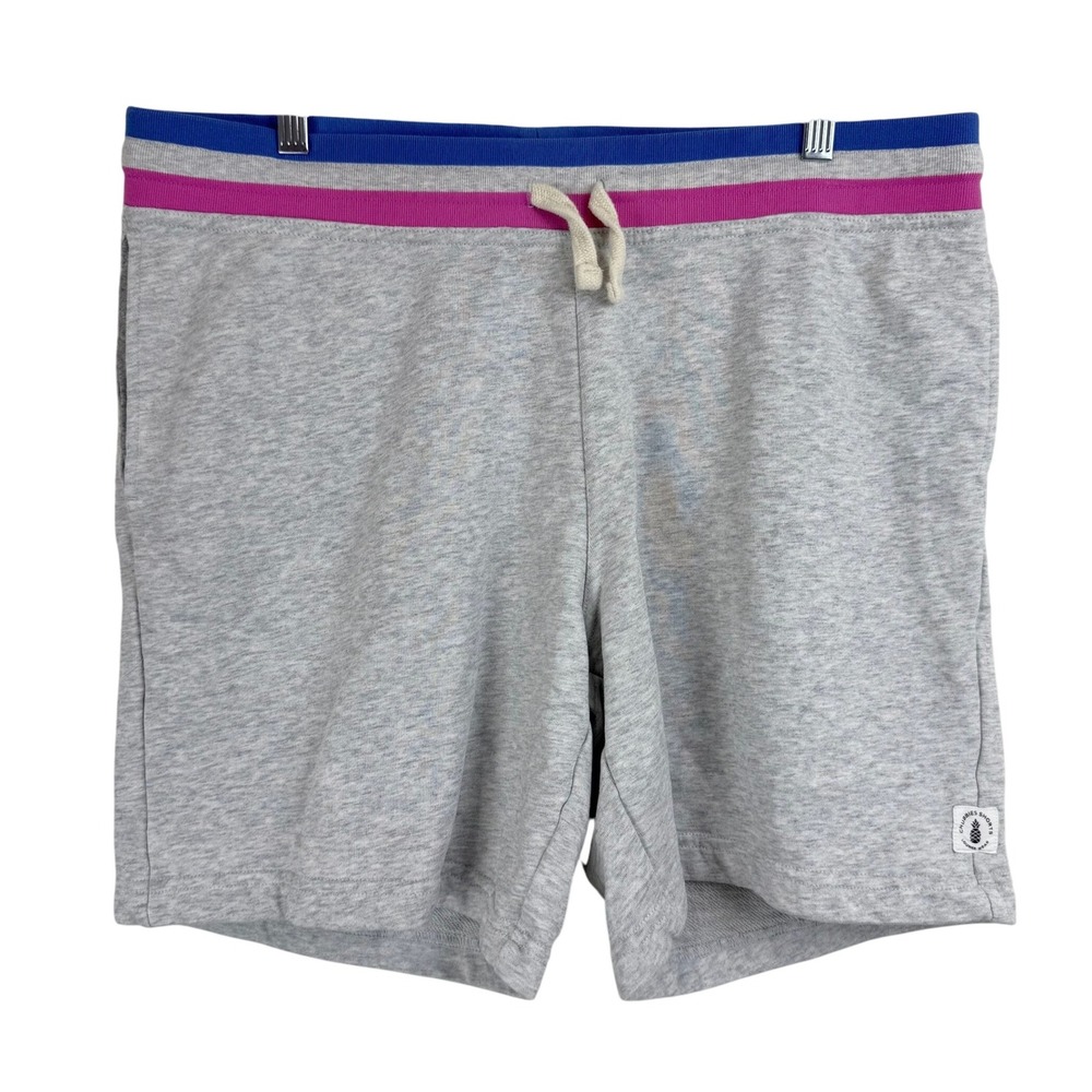 Chubbies THE NIGHTCAPS‎ Shorts Lounge Wear Grey Drawstring Men XL 7" Casual